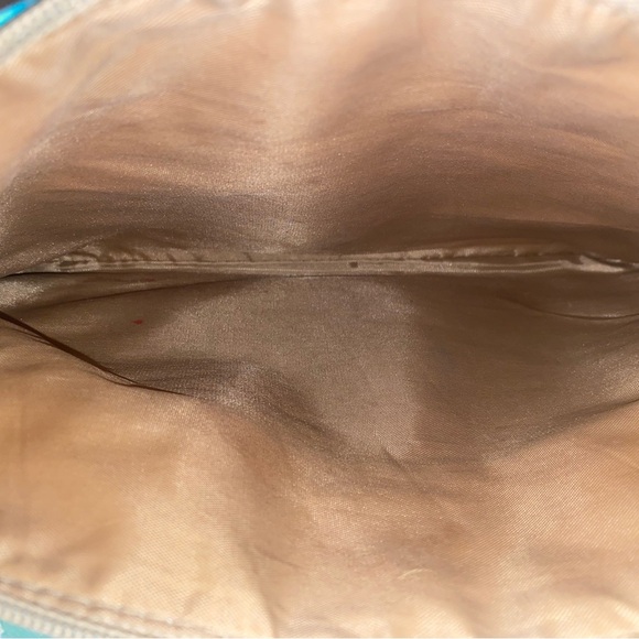 Lauren Scott Shoulder/Handbag Two Strap Bag in Spring Floral Pattern BLU/GRN/TAN - Picture 8 of 9